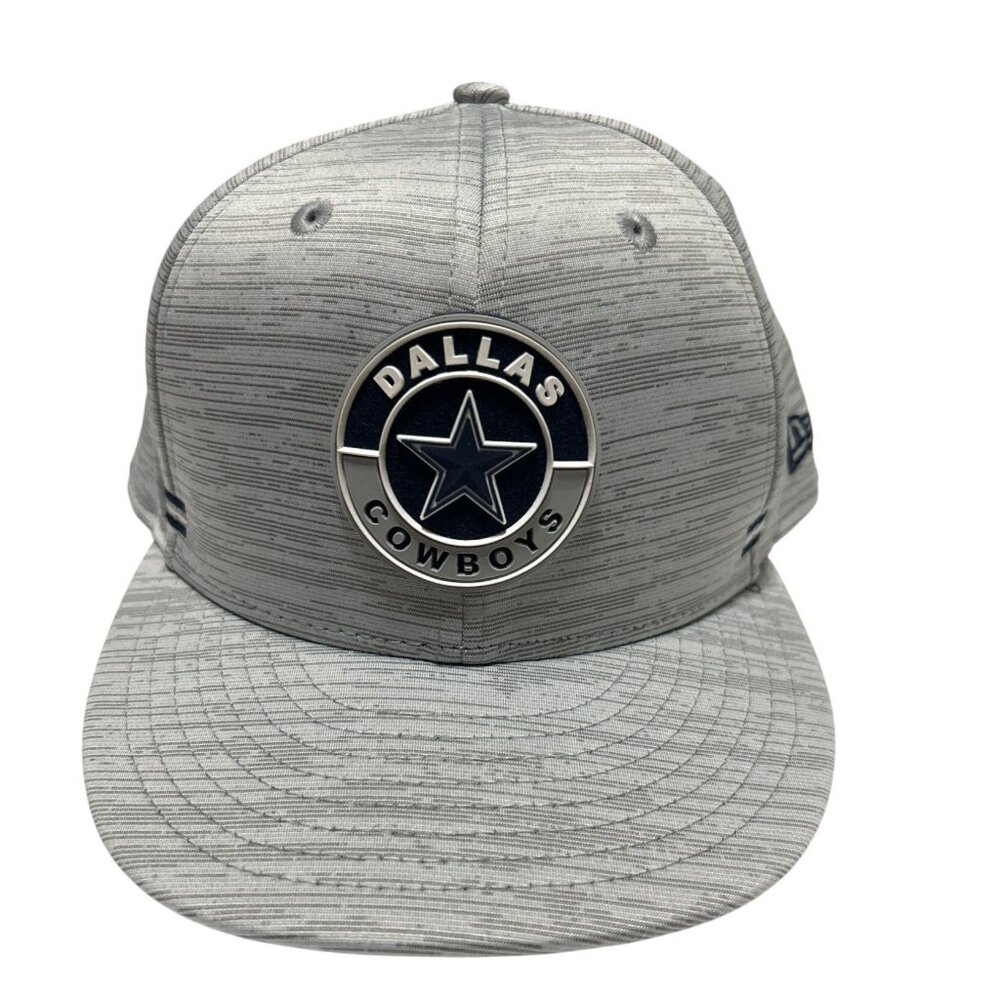 New Era Dallas Cowboys 9Fifty Snapback Hat NFL 60th Anniversary Gray & Navy